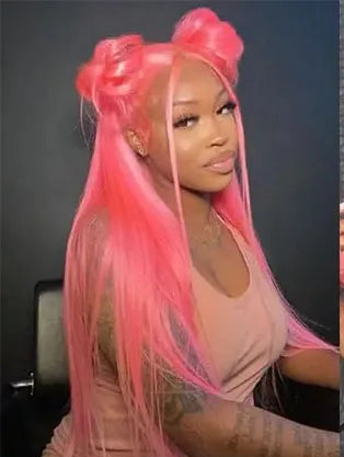 Body Wave Pink Lace Front Wigs Human Hair 13x6 HD Lace Frontal Wig Brazilian Colored Human Hair Wigs 100% 13x4 Loose Wave Wigs HEYJU Hair US Store Store ID 1103597371