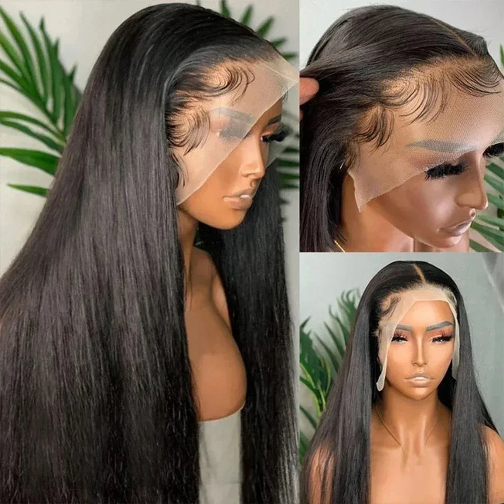 13x4 13x6 Transparent Bone Straight 30 40 Inches Lace Front Human Hair Wigs 360 Brazilian Lace Frontal Wigs For Black Women Dosacia Store Store ID 1104310464