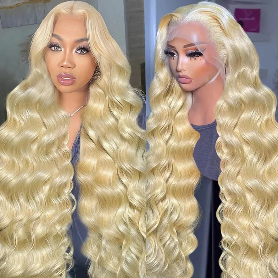 613 Hd Lace Frontal Wigs 13X6 Lace Front Wigs Blonde Straight Human Hair Wigs 40 Inch 230 Density Brazilian Hair For Black Women Afybea GlowHair Store 1105053546