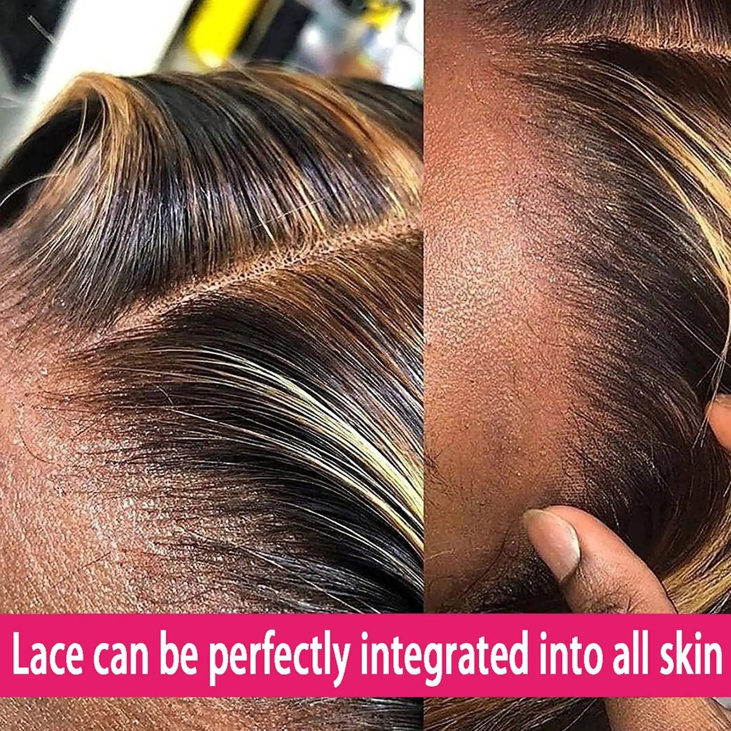 4/27 Highlight Body Wave 13x4 Lace Front Wig 30 34 Inch Blonde Brown  Colored 13x6 HD Lace Frontal Human Hair Wigs For Women Lafino Beauty Hair US Store Store ID 1103585107