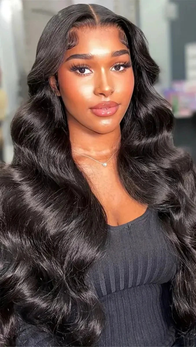 Body Wave Wigs 200 density Human Hair 13x6 HD Lace Front Human Hair Wigs 38inch Brazilian Lace Frontal Wig Pre Plucked For Women Lafino Beauty Hair US Store Store ID 1103585107