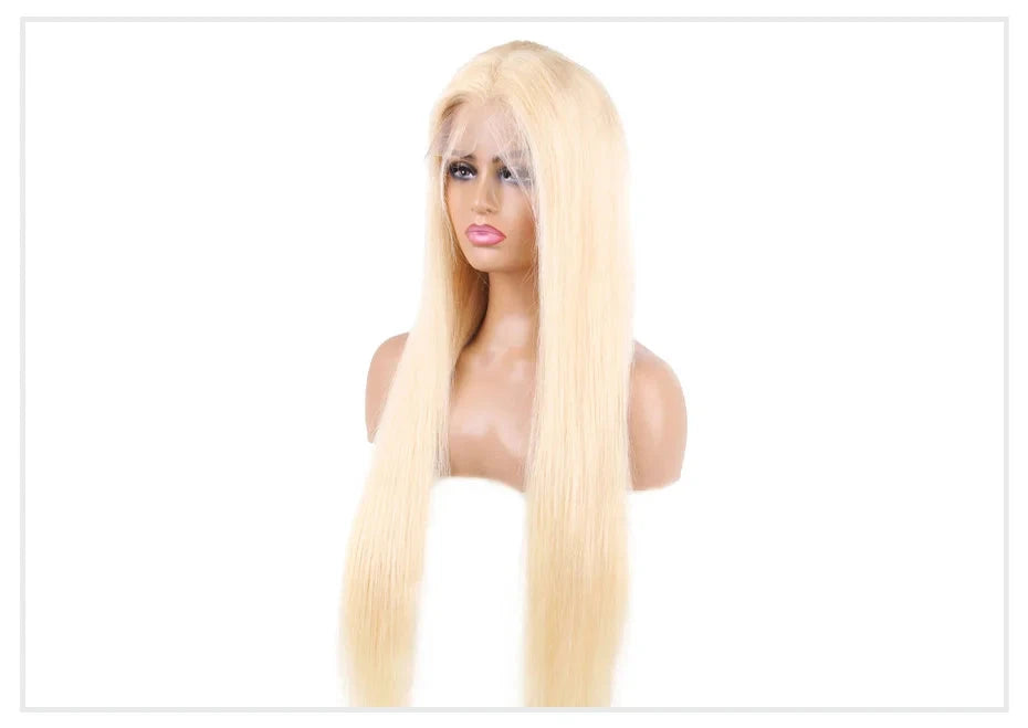 13x4 13x6 360 HD Transparent 613 Honey Blonde Color Lace Front Human Hair Wigs for Women Raw Brazilian Straight Lace Frontal Wig Hairsoboom Store 1103586186