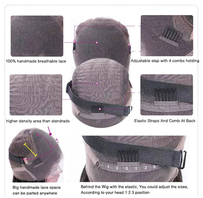 Dark Blue 13x4 Lace Front Wigs Body Wave 100% Human Hair Navy Blue Colored 13x6 Hd Lace Frontal Wigs Pre Plucked Brazilian Wigs Aliwig Store Store ID 1103577386