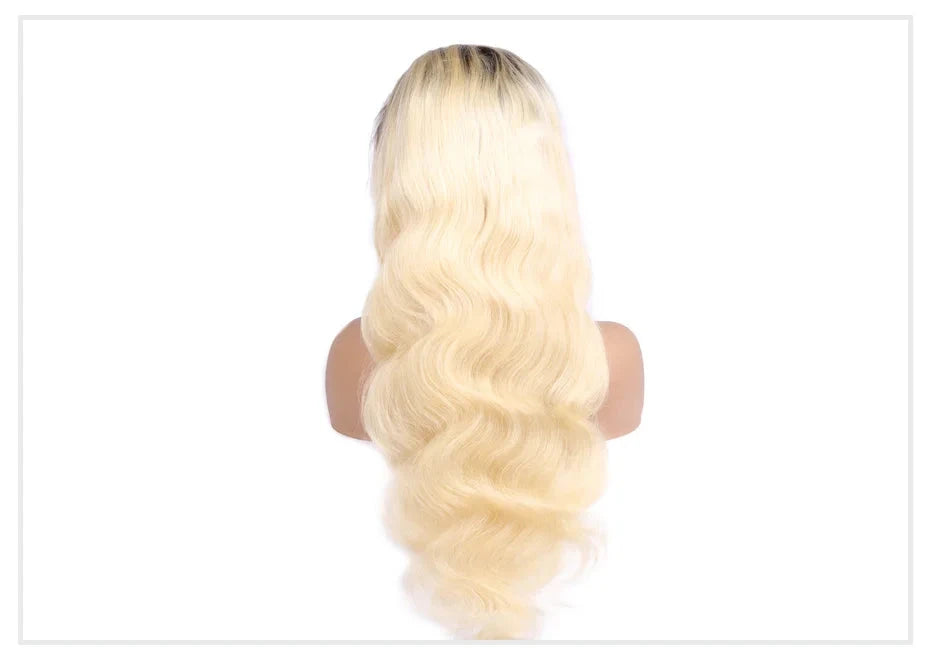 1B 613 Full Lace Wigs Blonde Ombre Body Wave Lace Front Wig 200 250 High Density 13x6 Lace Front Human Hair Wigs for Black Women Monstar Official Store 612972