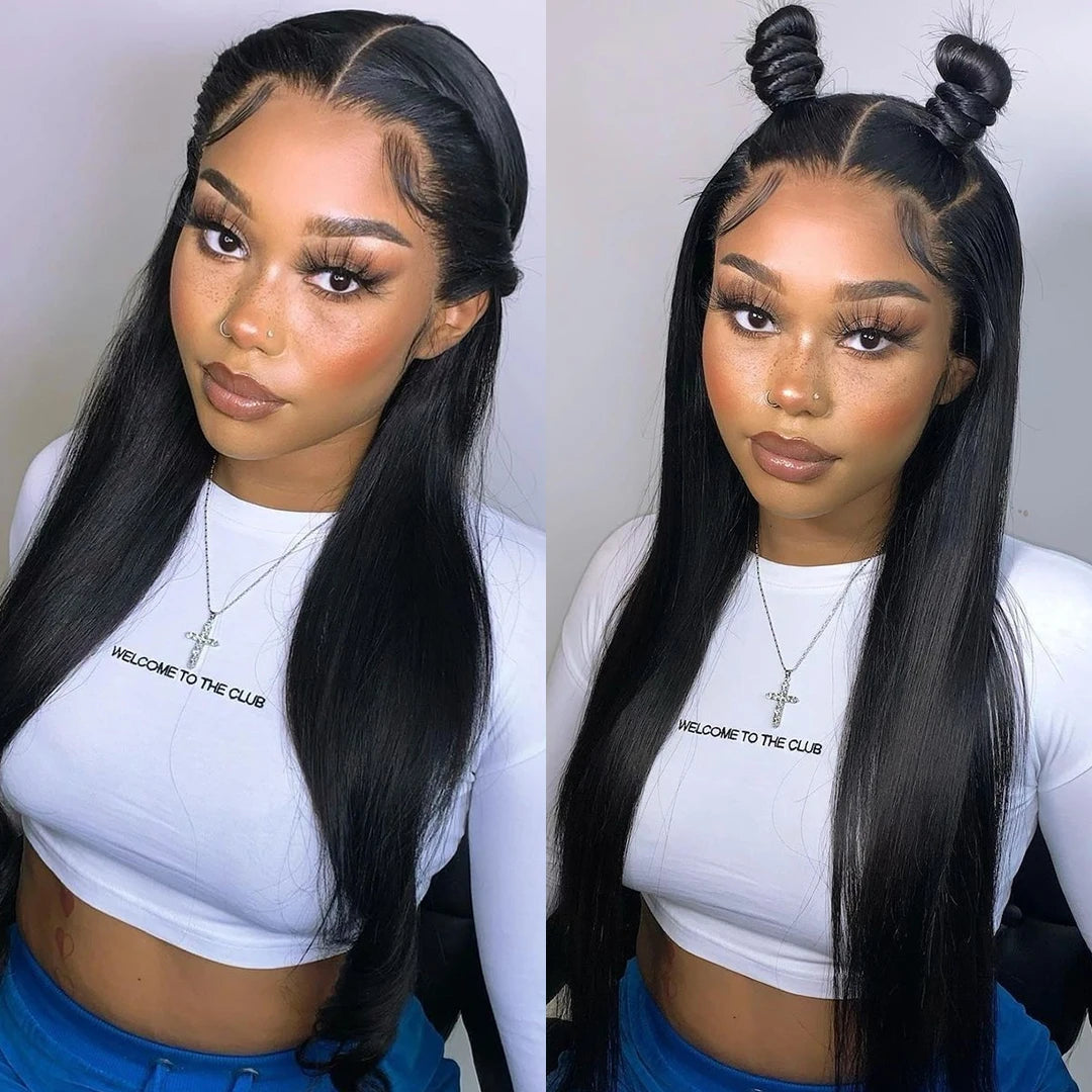 Full 360 HD Lace Frontal Human Hair Wigs PrePlucked For Women Brazilian Bone Straight 13x6 Transparent Lace Front Human Hair Wig Classyhair Store Store ID 1103578707