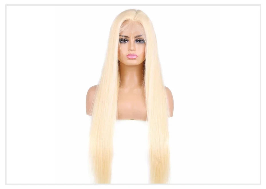 13x4 13x6 360 HD Transparent 613 Honey Blonde Color Lace Front Human Hair Wigs for Women Raw Brazilian Straight Lace Frontal Wig Hairsoboom Store 1103586186