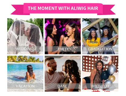 Straight Purple HD Lace Front Human Hair Wigs For Women Pre Plucked Brazilian Colored 13x4 Lace Frontal Wig Glueless Wigs Sale Aliwig Official Store 5054205