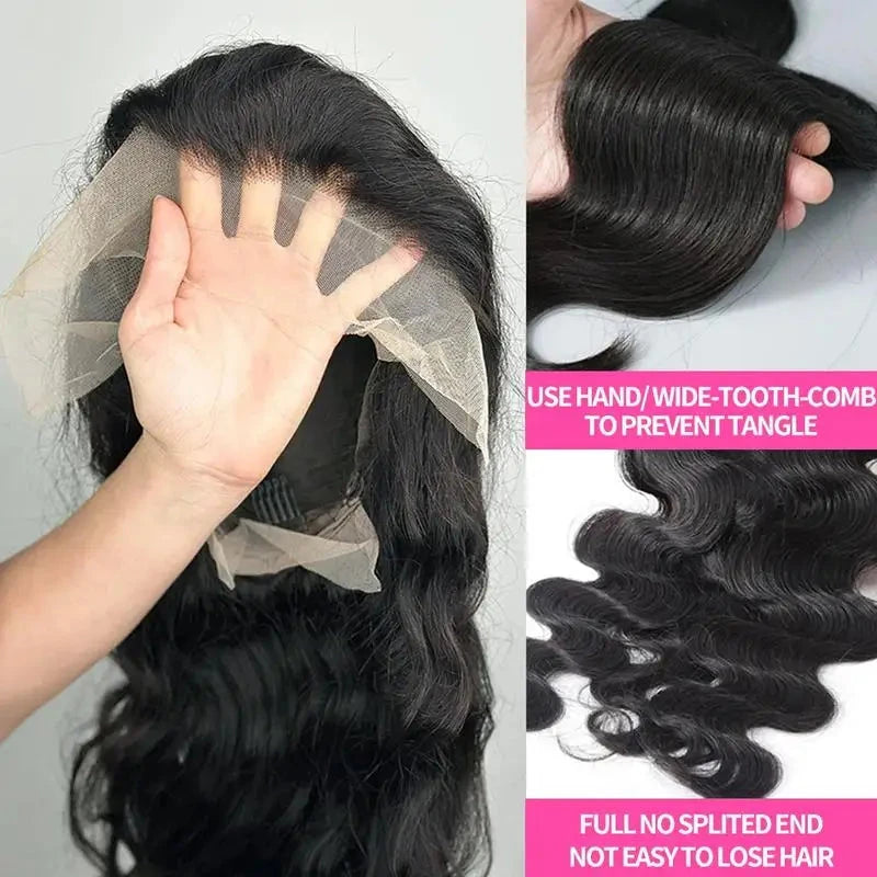 Hidden Strap Drawstring Wig 360 Lace Front Wigs Human Hair 250 Density Body Wave Frontal 360 Full Lace Human Hair Wigs for Women FRIZIRA Moily Beauty Store 1104931493