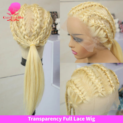13x6 360 Lace Wig Human Hair Pre Plucked 613 Blonde Colored Lace Front Wigs Bone Straight Ponytail Human Hair Lace Frontal Wig XINXIYA WIG US Store Store ID 1103576649