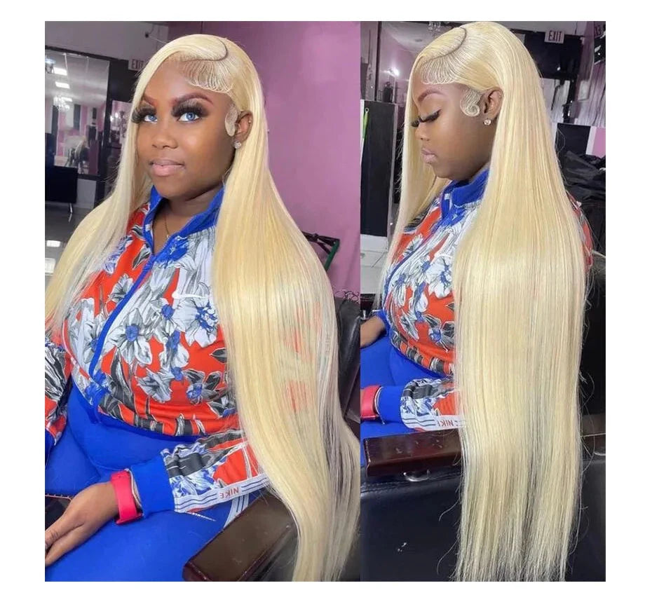 Hd Transparent 613 Blonde 13x4 13x6 360 Lace Front Human Hair Wig Pre Plucked Bone Straight Lace Frontal Wig 200 250 300 Density Diva Me Official Store 5007137