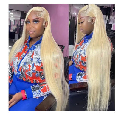 Hd Transparent 613 Blonde 13x4 13x6 360 Lace Front Human Hair Wig Pre Plucked Bone Straight Lace Frontal Wig 200 250 300 Density Diva Me Official Store 5007137