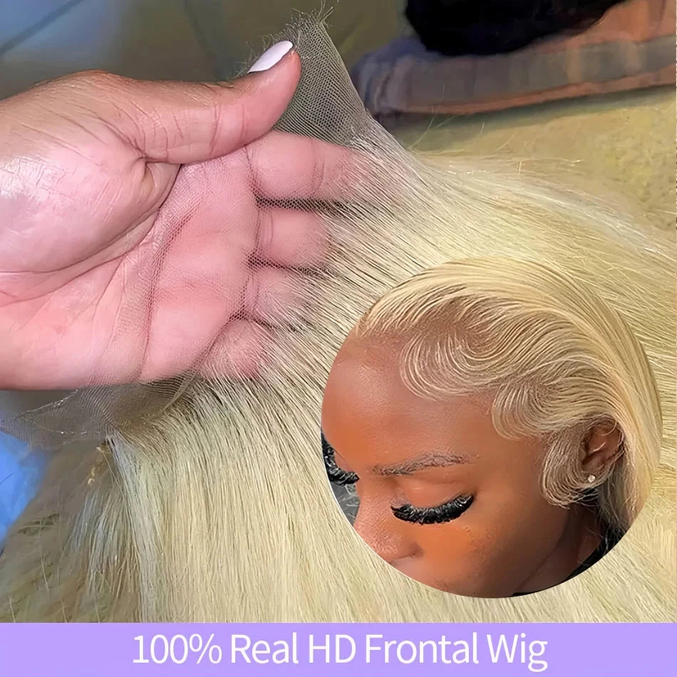 Blonde 613 hd Lace Frontal Wig 40 Inch 200 Density Straight Lace Front Wig 13x4 13x6 Honey Blonde 100% Colored Human Hair Wigs Lowell Lace Wig Store 1105062522