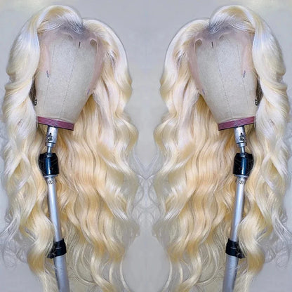 30 40 Inch 13x6 Lace Frontal Wig 613 Blonde Body Wave 13x4 Lace Front Wig Pre plucked Brazilian Human Hair Wigs 200 Density HairStar Wigs