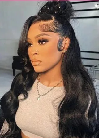 30 38 Inch 200 Density Frontal Wig For Black Women Brazilian Body Wave Wigs Human Hair 5x5 Glueless Hair 13x6 360 HD Front Wigs Super Wigs US Store Store ID 1104270951