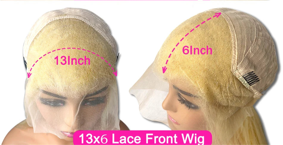 Body Wave 613 Hd Lace Frontal Wig 13x6 Human Hair Wigs 13x4 Transparent Lace Honey Blonde Glueless Wigs For Women 250 Density Penelope Hair Store 1103743258