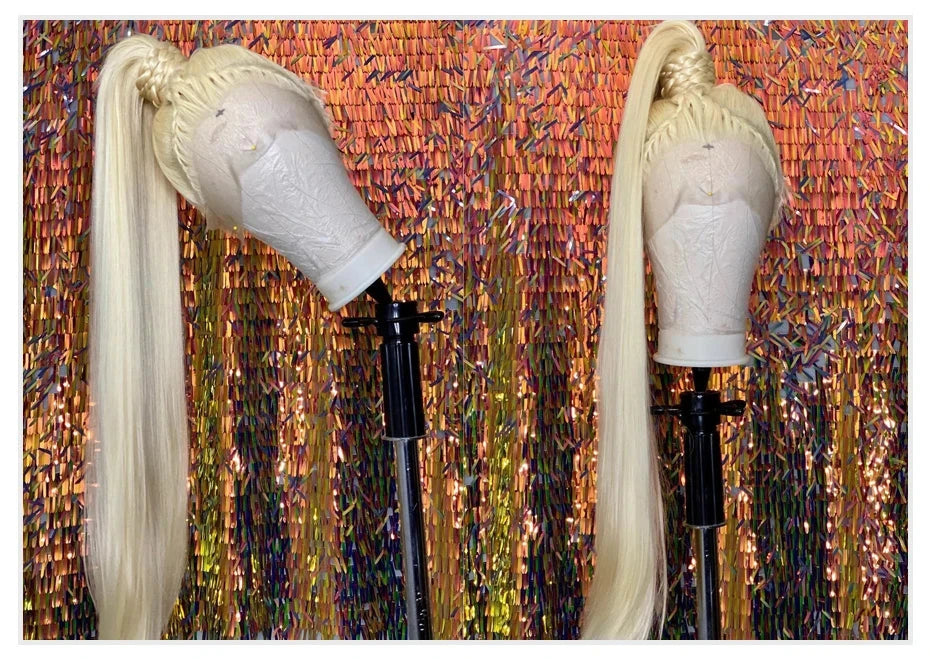 13x4 13x6 360 HD Transparent 613 Honey Blonde Color Lace Front Human Hair Wigs for Women Raw Brazilian Straight Lace Frontal Wig Hairsoboom Store 1103586186
