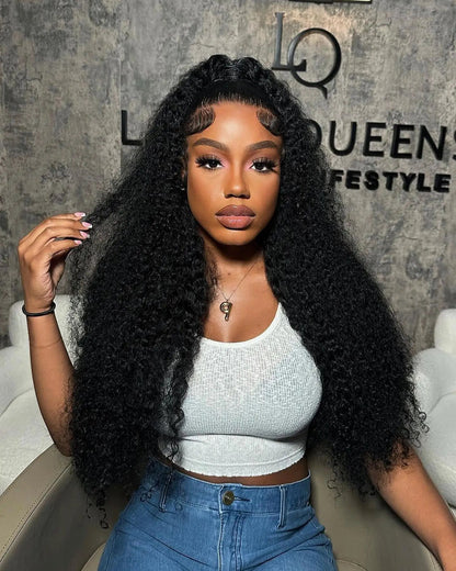 300% Density Curly Wig 40 50 Inch 13x6 13x4 HD Lace Frontal Human Hair Wig Brazilian 360 Full Lace Front Deep Wave Wig For Women AMYTUD US Store Store ID 1104081820