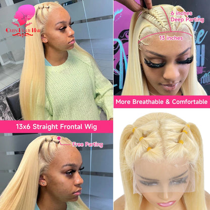 13x6 360 Lace Wig Human Hair Pre Plucked 613 Blonde Colored Lace Front Wigs Bone Straight Ponytail Human Hair Lace Frontal Wig XINXIYA WIG US Store Store ID 1103576649