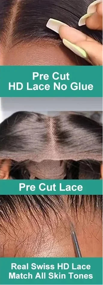 Ready To Go Glueless Wig Body Wave Human Hair Wigs 4x4 5×5 No Lace Closure Wig Pre Plucked Pre Cut Human Hair Wigs 30 36 Inch HairStar Wigs
