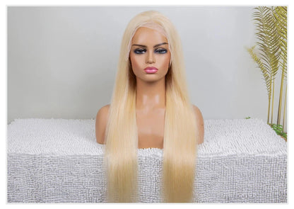 13x4 13x6 360 HD Transparent 613 Honey Blonde Color Lace Front Human Hair Wigs for Women Raw Brazilian Straight Lace Frontal Wig Hairsoboom Store 1103586186