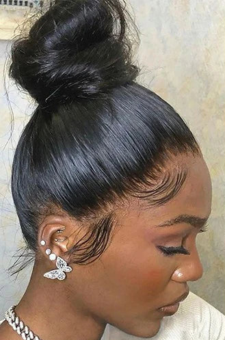 360 HD Transparent Lace Frontal Wigs Pre Plucked Brazilian Bone Straight 13x4 13x6 Lace Front Human Hair Wigs For Black Women Bling Hair Factory Fast Delivery Store Store ID 1103578511