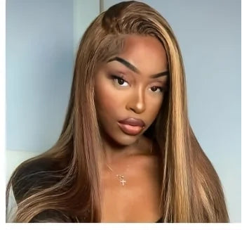 Lafino P4/27 Honey Blonde 13X6 HD Lace Frontal Wig Straight Lace Front Wigs Highlight  Wig 13X4 Lace Wig Human Hair Pre Plucked Lafino Wig US Store Store ID 1105207236