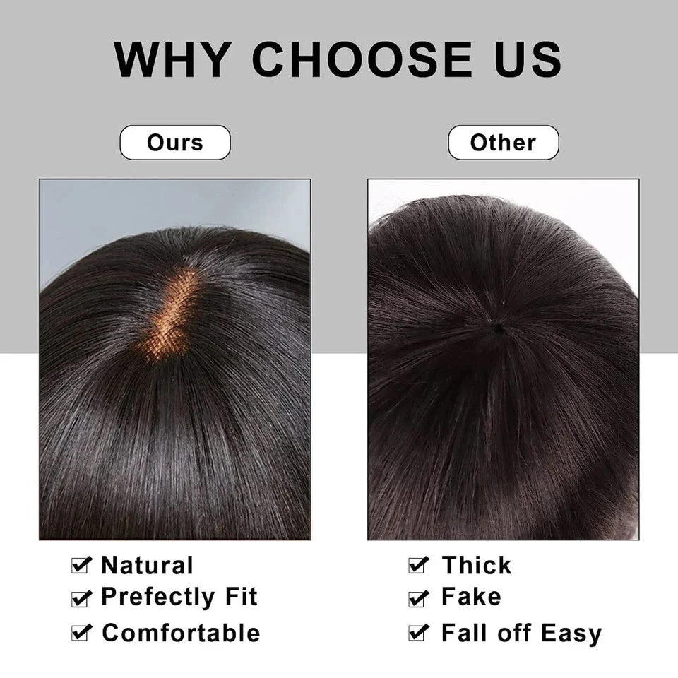 Cheap Straight Short Bob Wigs Human Hair With Bangs Brazilian Remy 3x1 Lace Middle Part Bob Wig for Women Full Machine Made Wig Finros Wig Store 1103412007