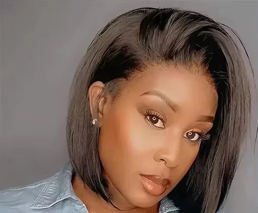 13x6 Lace Frontal HD Straight Bob Wig 13x4 Bone Short Bob Wig Human Hair Human Hair 4x4 5x5 Glueless Lace Front Wigs 230 Density HairStar Wigs