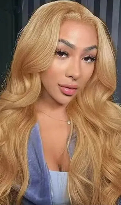 Body Wave Human Hair Wigs 27 Honey Blonde 13X6 Hd Lace Frontal Wig 13X4 Human Hair 250 Density Colored Preplucked Brazilian Wigs HairStar Wigs