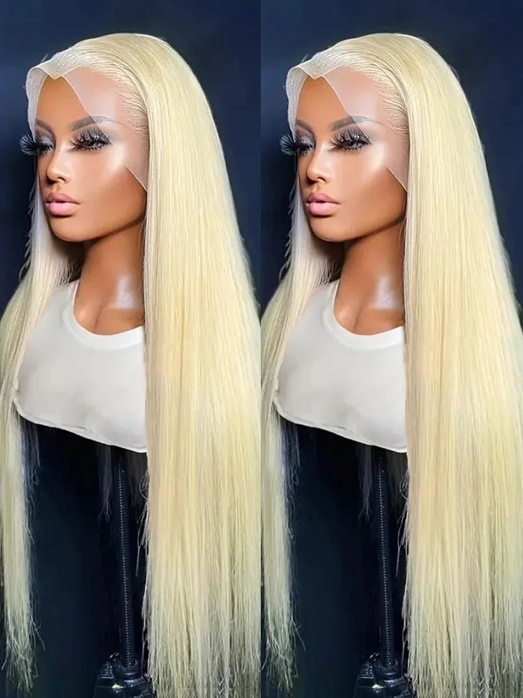 Hd Transparent 613 Blonde 13x4 13x6 360 Lace Front Human Hair Wig Pre Plucked Bone Straight Lace Frontal Wig 200 250 300 Density Diva Me Official Store 5007137