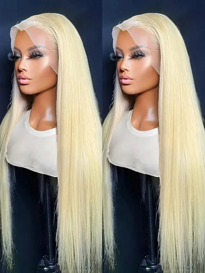 Hd Transparent 613 Blonde 13x4 13x6 360 Lace Front Human Hair Wig Pre Plucked Bone Straight Lace Frontal Wig 200 250 300 Density Diva Me Official Store 5007137