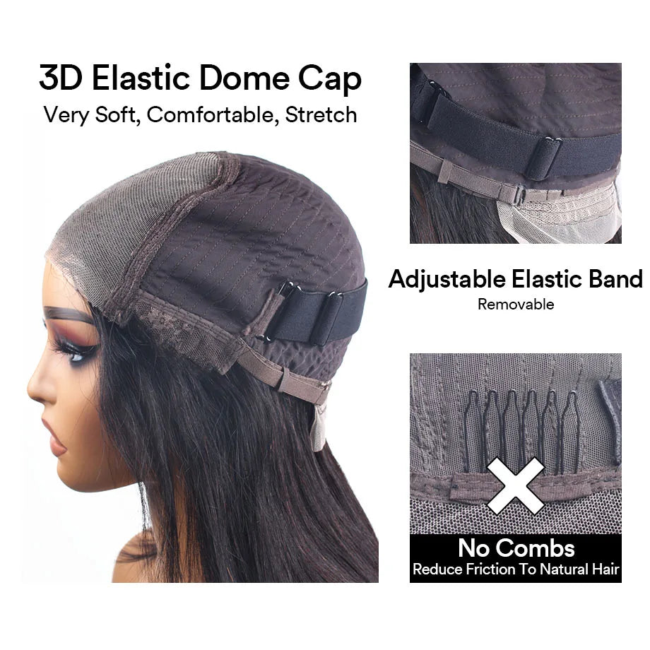 Glueless Wig Human Hair Ready To wear Pre Cut Pre Plucked 4x4 5x5 Hd Transparent Body Wave Lace Closure Wig Brazilian Wigs HairStar Wigs