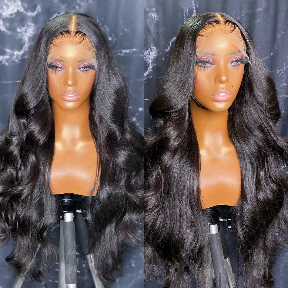 360 Full Lace Wigs 100% Human Hair Pre Plucked Body Wave 13x6 Hd Lace Frontal Wig Brazilian Hair For Black Women 200 Density HairStar Wigs