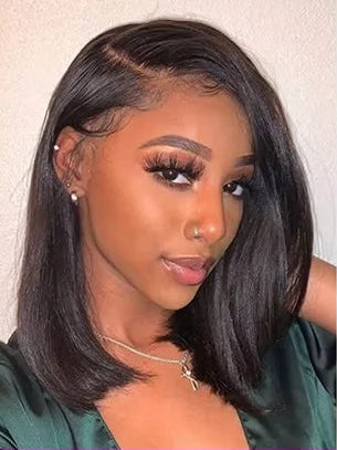 250% Density 13x4 13x6 HD Lace Front Human Hair Wigs For Women Brazilian Straight Short Bob Glueless Wigs 7x5 Lace Frontal Wigs HairStar Wigs