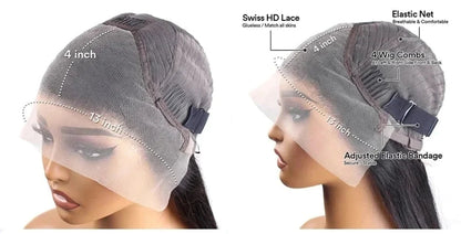 Body Wave Wigs 200 density Human Hair 13x6 HD Lace Front Human Hair Wigs 38inch Brazilian Lace Frontal Wig Pre Plucked For Women Lafino Beauty Hair US Store Store ID 1103585107