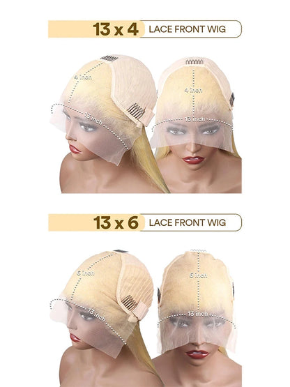 Blonde 613 hd Lace Frontal Wig 40 Inch 200 Density Straight Lace Front Wig 13x4 13x6 Honey Blonde 100% Colored Human Hair Wigs Lowell Lace Wig Store 1105062522