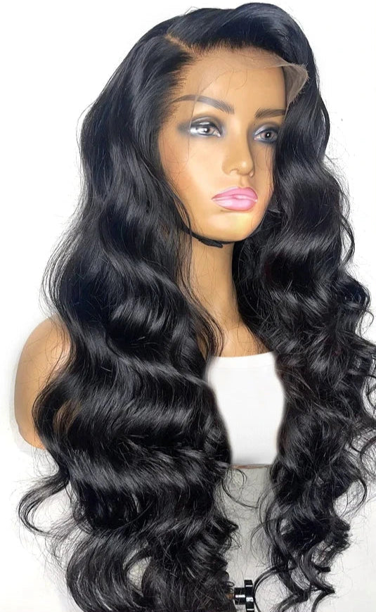 30 inch 100% glueless wigs Body Wave human hair Brazilian 13x6 hd transparent lace front wig human hair closure  7x6 250Density Store name YNiSew Hair Store Store ID 1104160390