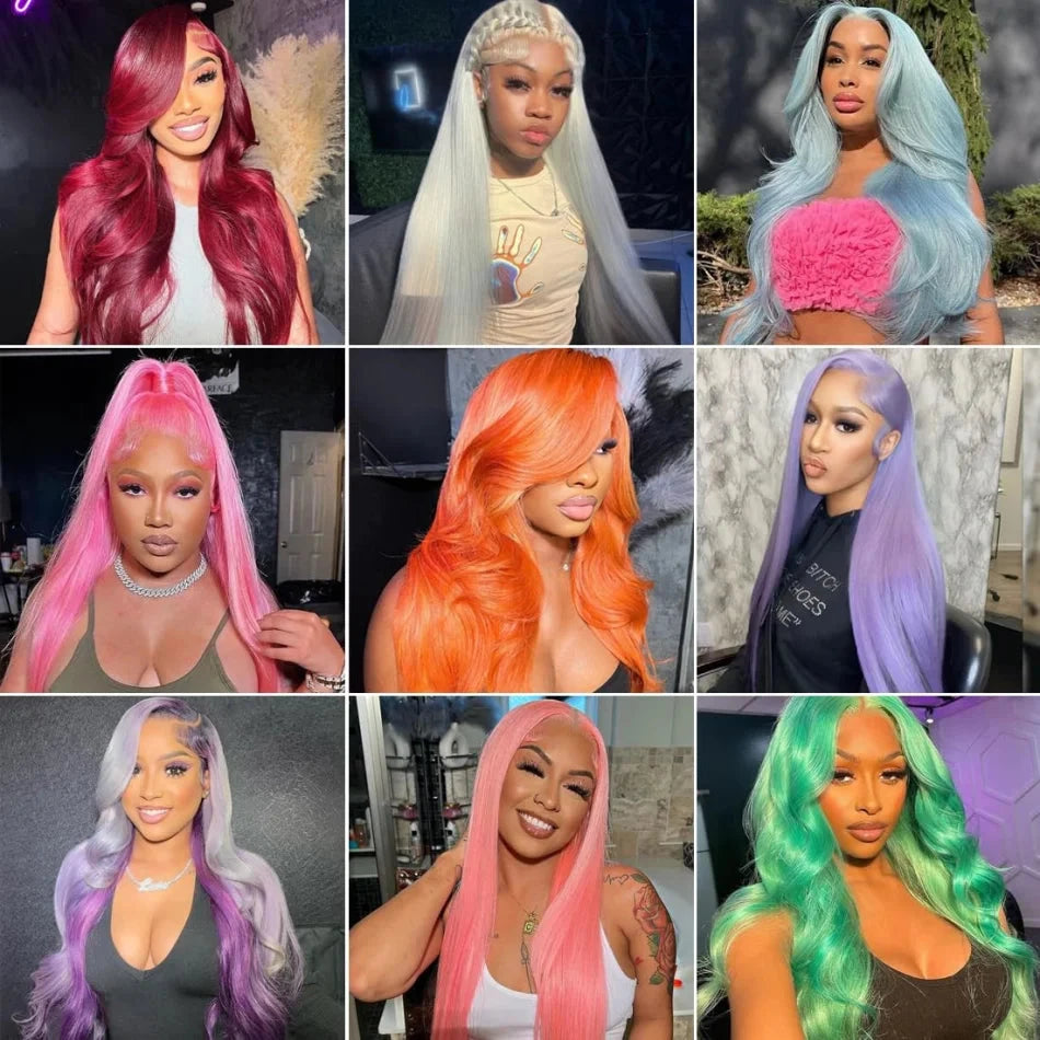 613 Hd Lace Frontal Wigs 13X6 Lace Front Wigs Blonde Straight Human Hair Wigs 40 Inch 230 Density Brazilian Hair For Black Women Afybea GlowHair Store 1105053546