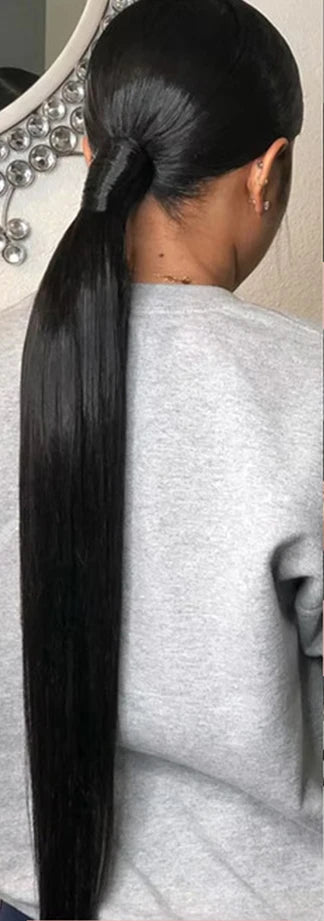 30 40 Inch Bone Straight 360 Full Lace Wig Brazilian Human Hair 250% Density Pre Plucked 13x6 HD Lace Front Wig For Black Women HairStar Wigs