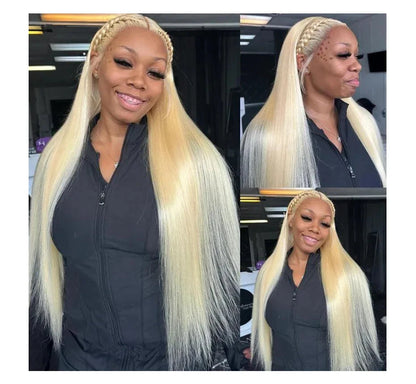Hd Transparent 613 Blonde 13x4 13x6 360 Lace Front Human Hair Wig Pre Plucked Bone Straight Lace Frontal Wig 200 250 300 Density Diva Me Official Store 5007137