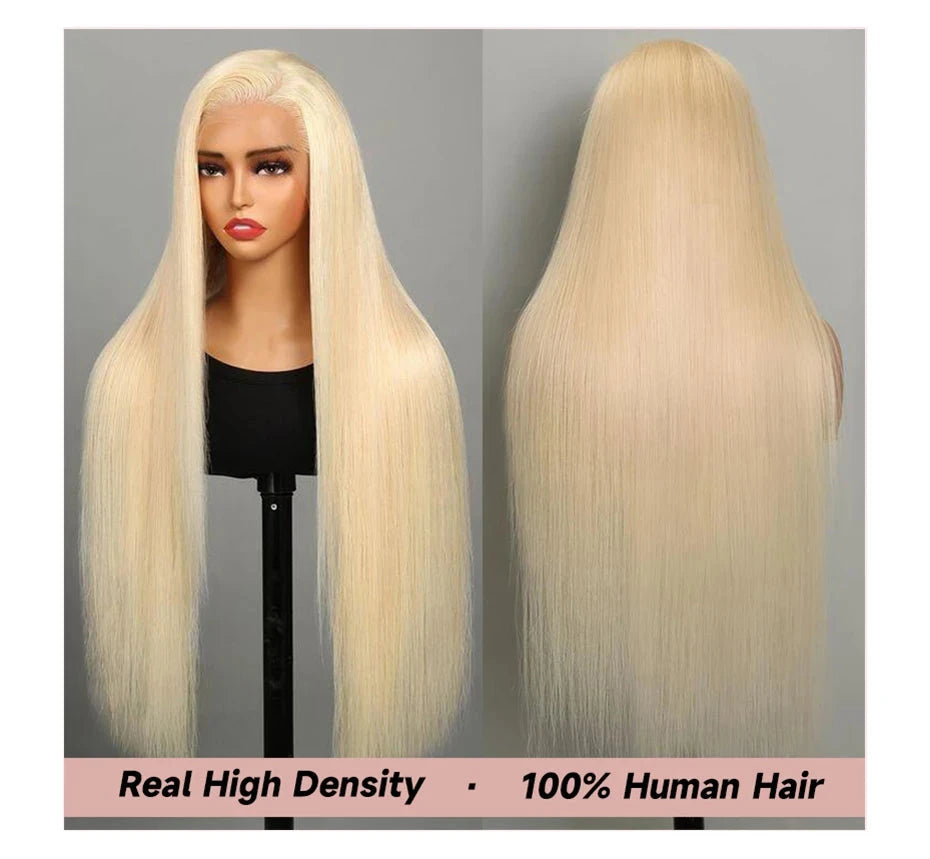 Hd Transparent 613 Blonde 13x4 13x6 360 Lace Front Human Hair Wig Pre Plucked Bone Straight Lace Frontal Wig 200 250 300 Density Diva Me Official Store 5007137