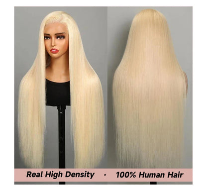 Hd Transparent 613 Blonde 13x4 13x6 360 Lace Front Human Hair Wig Pre Plucked Bone Straight Lace Frontal Wig 200 250 300 Density Diva Me Official Store 5007137