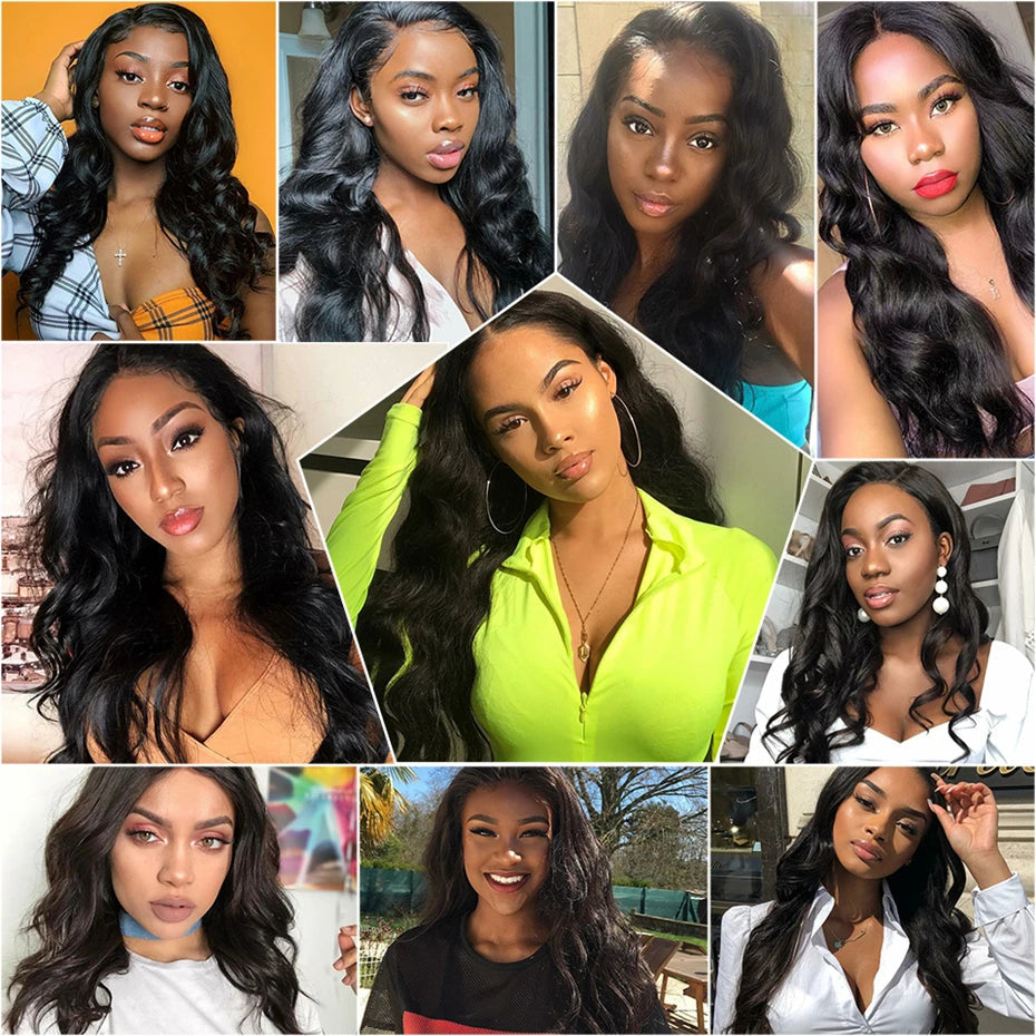 Body Wave13x4 Lace Front Wig Human Hair Pre Plucked Brazilian Transparent 13x6 Lace Frontal Wig 4x4 Lace Wigs For Black Women Bling Hair Outlets Fast Delivery Store Store ID 1103572527