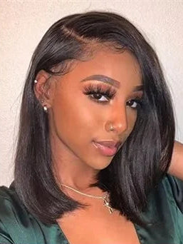 Sculpted Bob Wig – HD Lace, 6x4 Glueless Fit – Sleek Mode StarGlow Official Store 1103592127