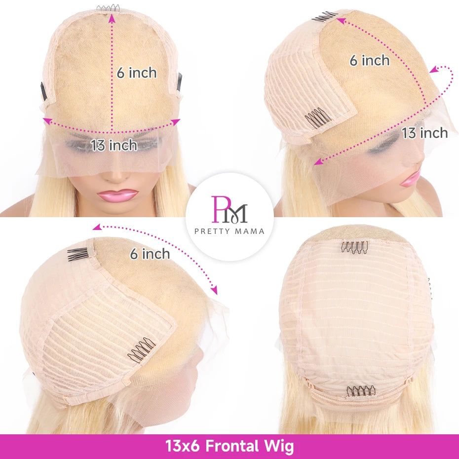 13x6 Cyan Blue Lace Front Wig Body Wave Light Green Lace Front Wig Human Hair Pre Plucked Blonde 613 Lace Frontal Wigs For Women Hairsoboom Store Store ID 1103586186