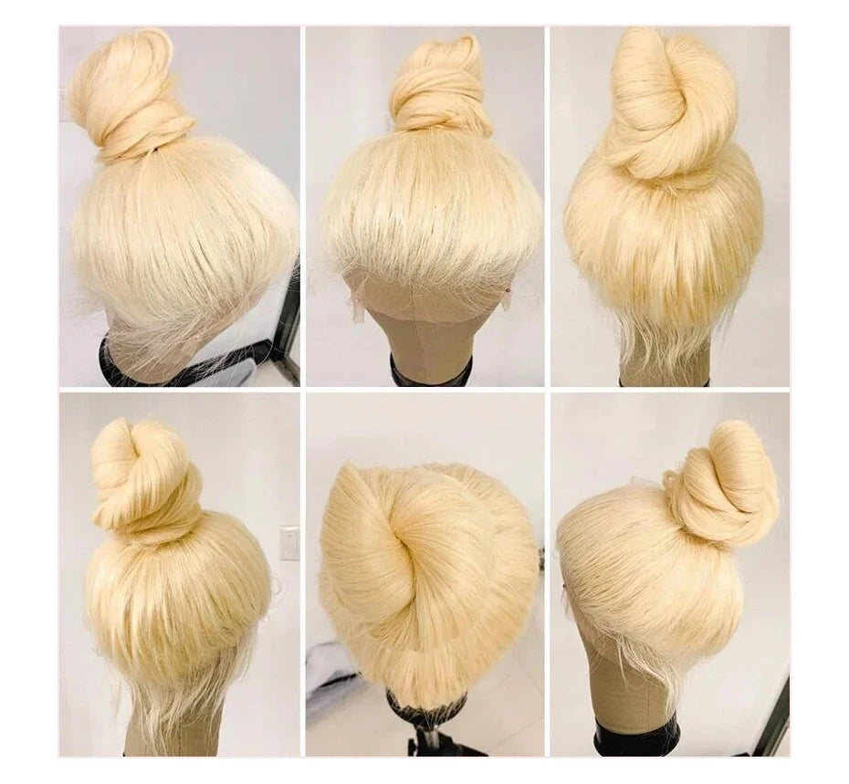 Hd Transparent 613 Blonde 13x4 13x6 360 Lace Front Human Hair Wig Pre Plucked Bone Straight Lace Frontal Wig 200 250 300 Density Diva Me Official Store 5007137