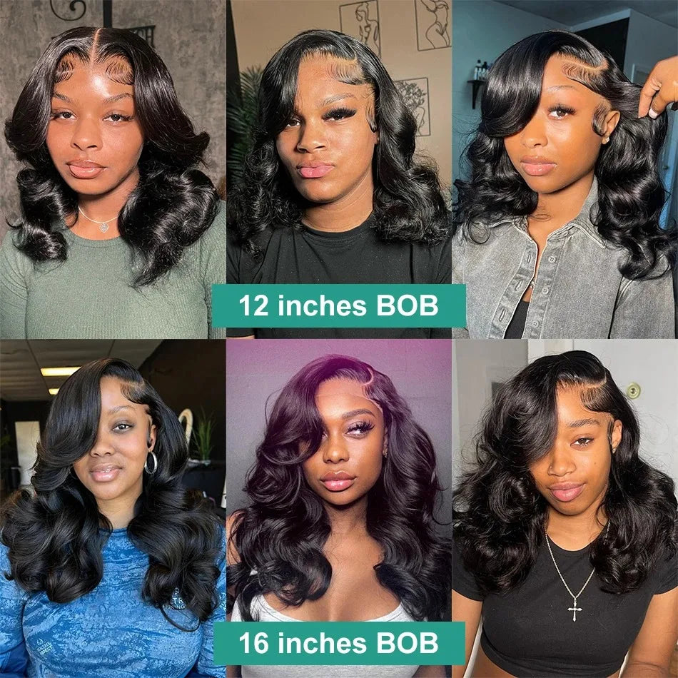 Brazilian Short Bob 13x4 HD Transparent Lace Front Body Wave Lace Frontal Human Hair Wavys Pre Plucked Remy Hair For Women Hair Code US Store Store ID 1103570687 Open since Mar 4,2024 Business license Store data 4.9store rating 4.8Communication 95.6%positive reviews