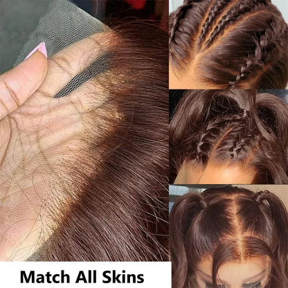 250 Density Deep Wave Chocolate Brown Lace Front Wig curly wigs 13x6 Hd Lace Frontal Wig Human Hair Wigs for Black Women Choice Store name Smilegirl Wig Store Store ID 1104099417