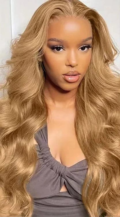 Lafino 200% Density Body Wave Lace Front Wig 13x6 13x4 Hd Lace Frontal Wigs Loose Body Wave 27 Honey Blonde Wig Human Hair Lafino Beauty Hair US Store Store ID 1103585107