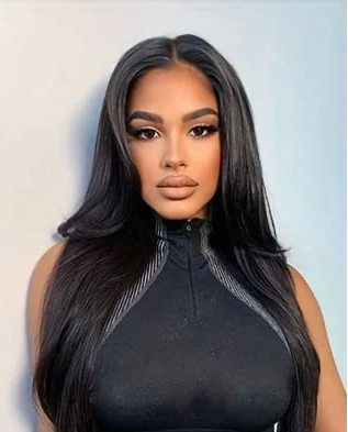 Bone Straight Wig 1B 5x5 HD Lace Glueless Silk Flow WeWave Wig Store Store no.: 110341705